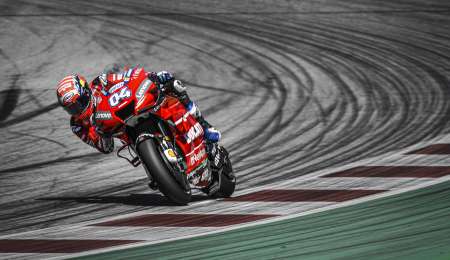 Dovizioso ganó sobre el final en Austria