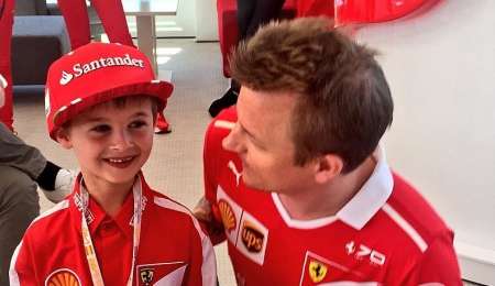 Raikkonen y un lindo gesto