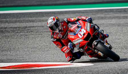 Dovizioso ganó la accidentada carrera del Moto GP en Austria