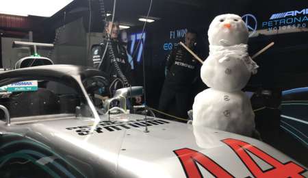 Las mejores fotos de la Fórmula 1 en la nieve