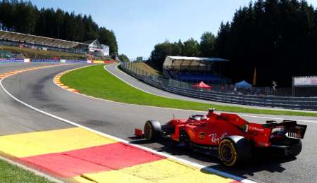 Eau Rouge, una de las curvas más famosas de la Fórmula 1