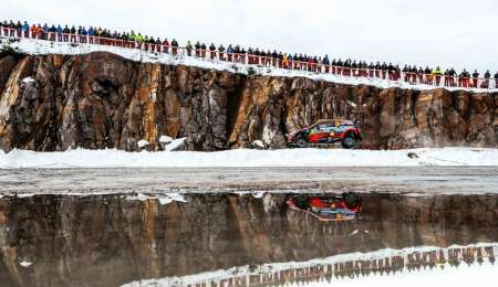 El Rally "blanco" de Suecia en fotos