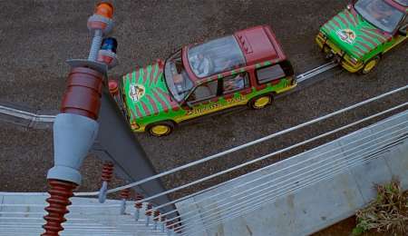 Los autos del Jurassic Park