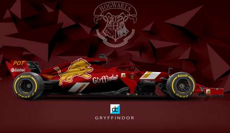Los autos de la Fórmula 1 al estilo Harry Potter