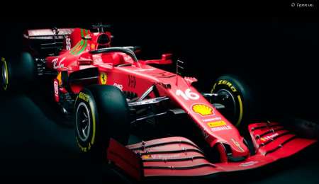 Fórmula 1: Presentaron el nuevo Ferrari SF21