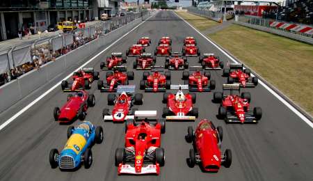 La evolución de los F1