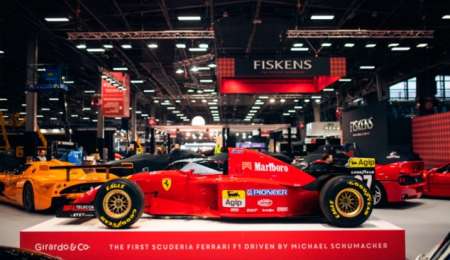 Venden  el primer Ferrari que probó Schumacher, el 412 T2