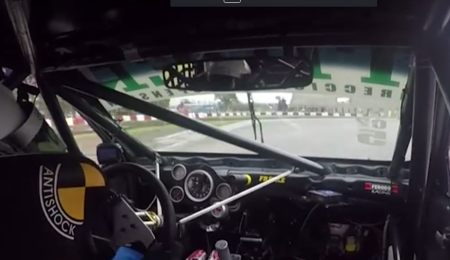 Fineschi a bordo en el circuito 9