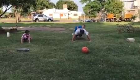 Fontana y un entrenamiento muy especial