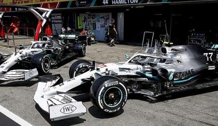 Mercedes cambia su decoración en el GP de Alemania