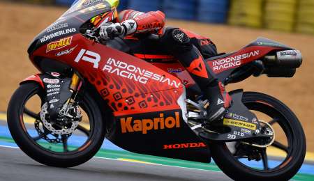 Una caída dejo fuera de carrera a Rodrigo