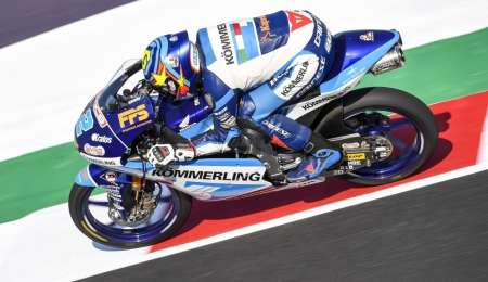 Gabriel Rodrigo, dentro del top cinco en la carrera de Moto 3