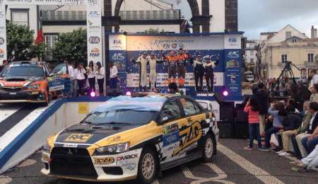 Juan Carlos Alonso subió al podio en el ERC