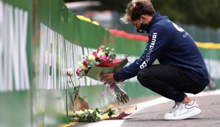 El sentido homenaje de Gasly a Hubert en Bélgica