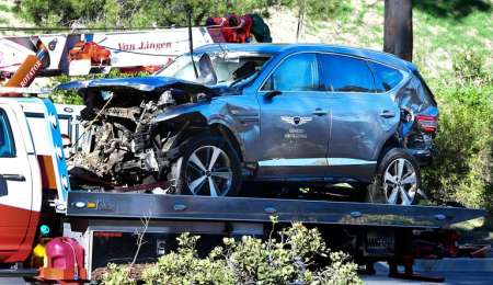 Los detalles del auto que le salvaron la vida a Tiger Woods
