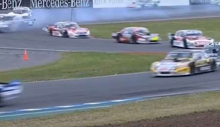 Fuerte golpe en la final del TC en Rafaela