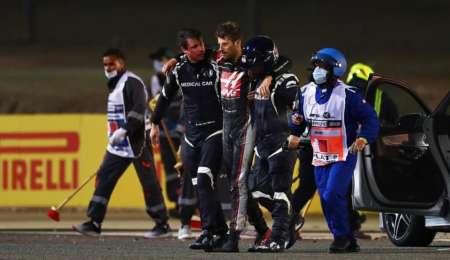 La palabra de Grosjean tras el escalofriante accidente en Bahréin