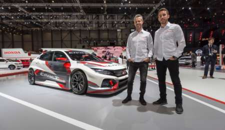 Guerrieri, con Honda en el Salón de Ginebra