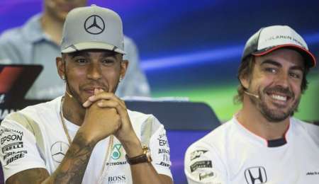 Wolff no quiere juntos a Hamilton y Alonso