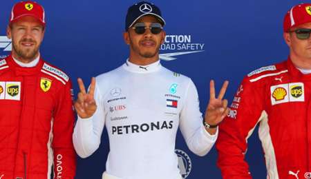 Hamilton en Silverstone: "estaba rezando para lograr la Pole"