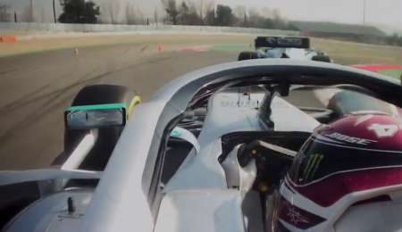 A bordo: La maniobra de Hamilton para no impactar contra Kubica