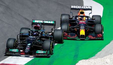 Hamilton doblegó a Verstappen y ganó en Portugal