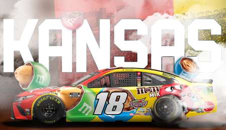 Nascar en Kansas y festejo de cumpleaños para Kyle Busch