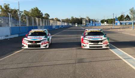 Honda Racing probó con dos autos en las rectas de Rafaela