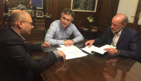 El Int. De Balcarce fue recibido en Casa de Gobierno