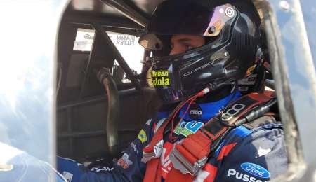 Esteban Cístola probó un Top Race en Alta Gracia