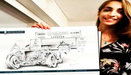 "Mi gusto en el arte pasa por los autos clásicos"