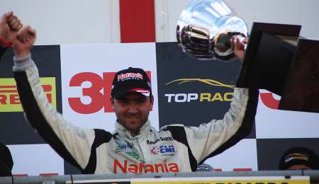 El podio de la Carrera 2 en Concepción del Uruguay