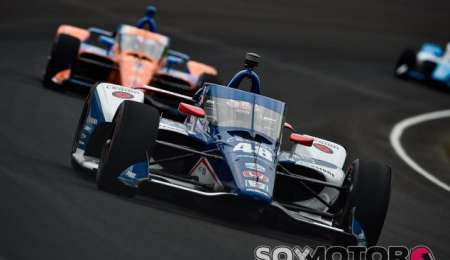 Tonny Kanaan fue el mejor hoy en Indy 500 y se pegó fuerte Ferrucci