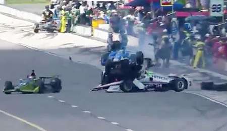 Power en accidentada carrera