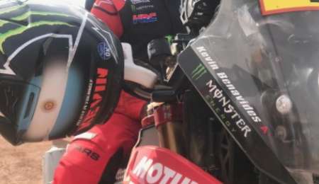 Benavides entrena para ganar el Dakar 2019
