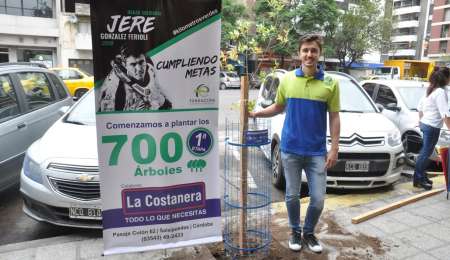 Kilómetros Verdes: González Ferioli lidera campaña de forestación