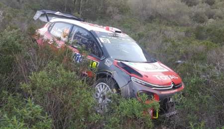 Meeke se pegó por error de su navegante