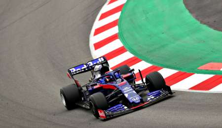 Kvyat fue el mejor del día con gomas blandas