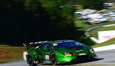 Baltazar Leguizamón prueba el Lamborghini en USA