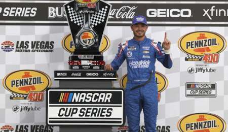 Nascar : Kyle Larson va por el récord en Pocono