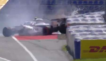 El susto que tuvo Latifi en Canadá