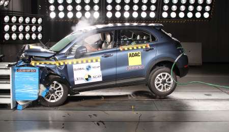 Fiat 500X recibió cinco estrellas en pruebas de seguridad 