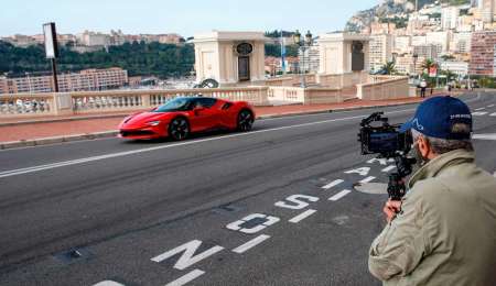 Leclerc aceleró en Mónaco