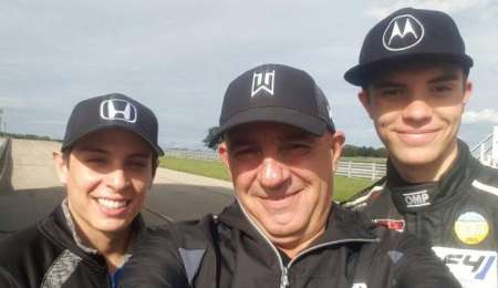 Baltazar Leguizamón prueba en la F4 US Championship