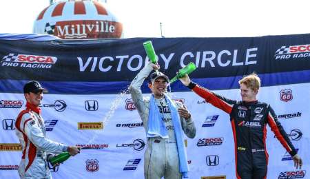 Baltazar Leguizamón logró su primer triunfo en la F3 Américas