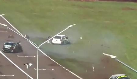 Impresionante accidente en el autódromo Rosamonte