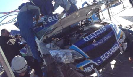 Susto para Ligato, atropelló un caballo