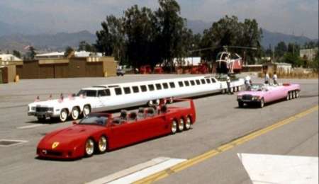 American Dream la limusina con campo de golf y helipuerto