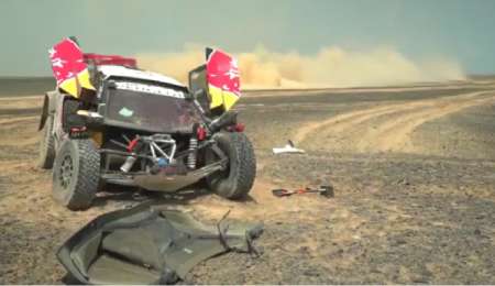 loeb se lesionó y abandonó