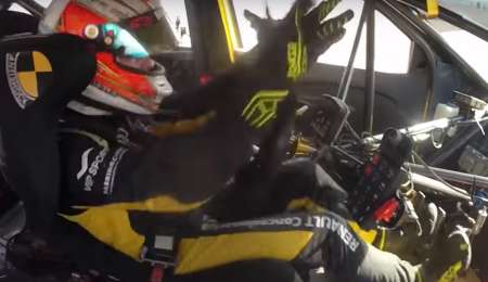 El enojo de Lugón luego de que le tapan la vuelta en clasificación